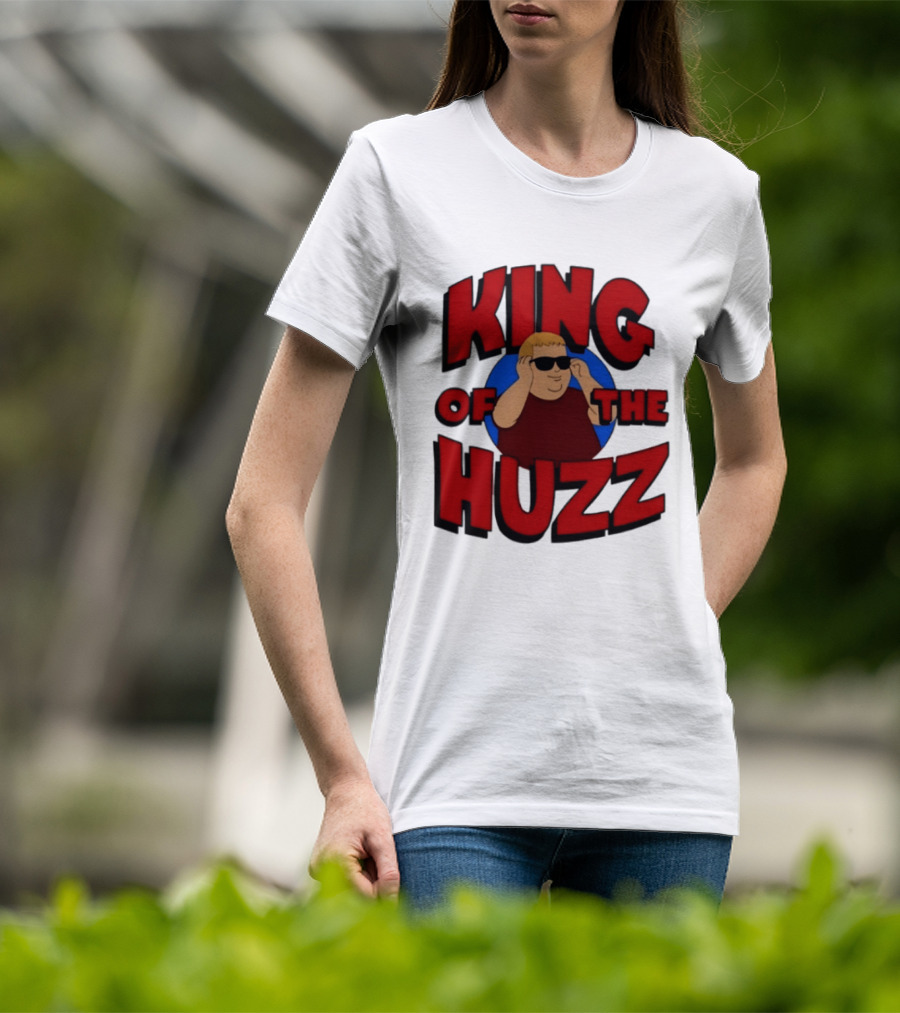 King Of The Huzz Iconic Retro Humor Vibe T-Shirt