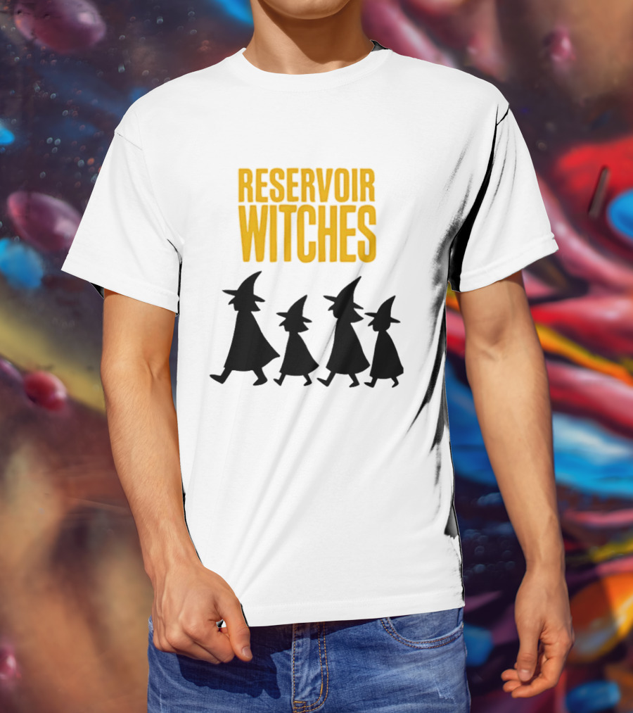Reservoir Witches Walking In Silhouette With Classic Halloween T-Shirt