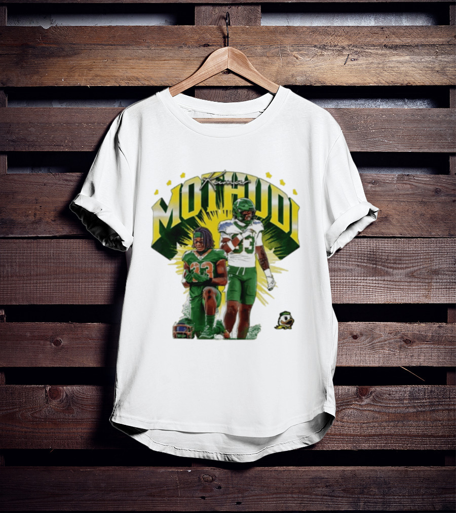 Kamar Mothudi Oregon Ducks Linebacker 33 Football Player T-Shirt