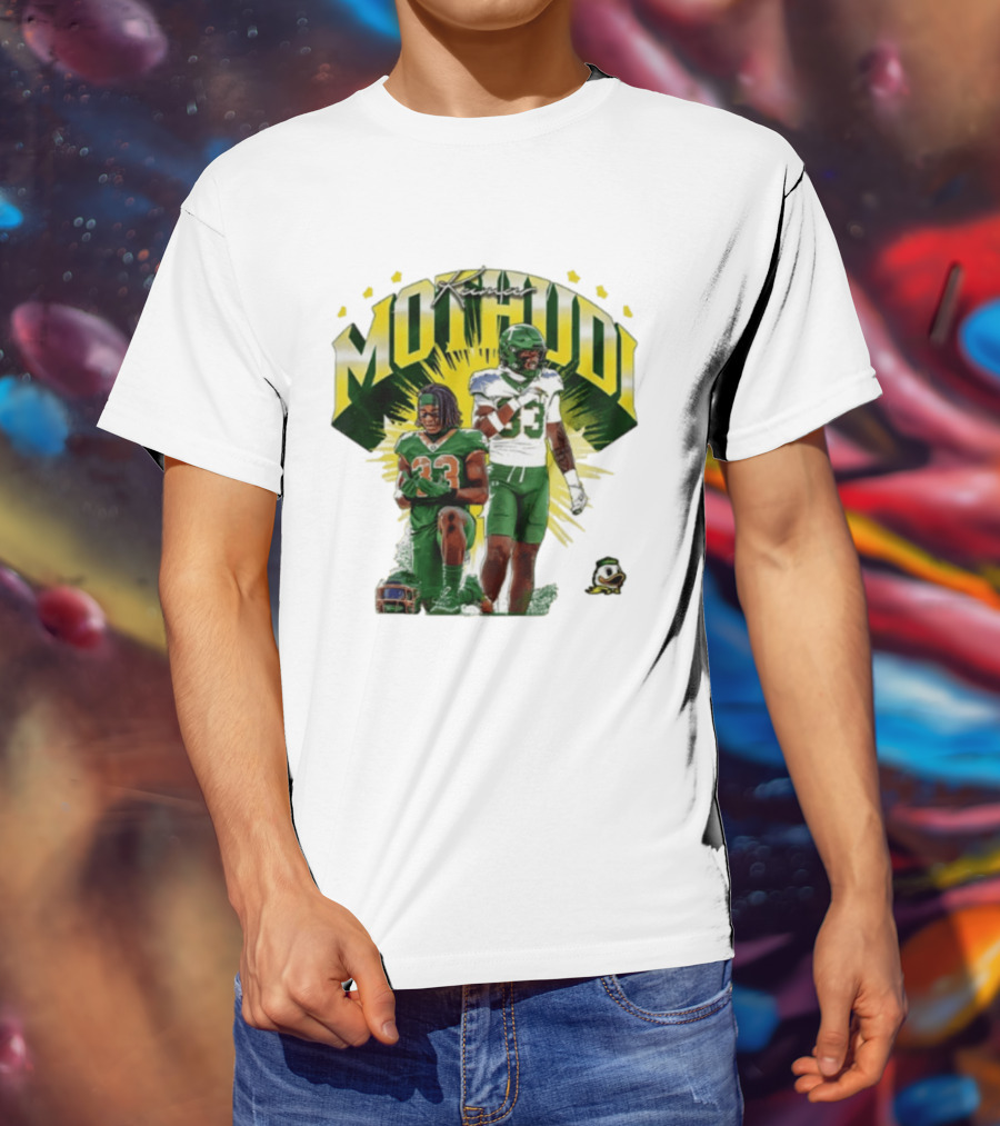 Kamar Mothudi Oregon Ducks Linebacker 33 Football Player T-Shirt