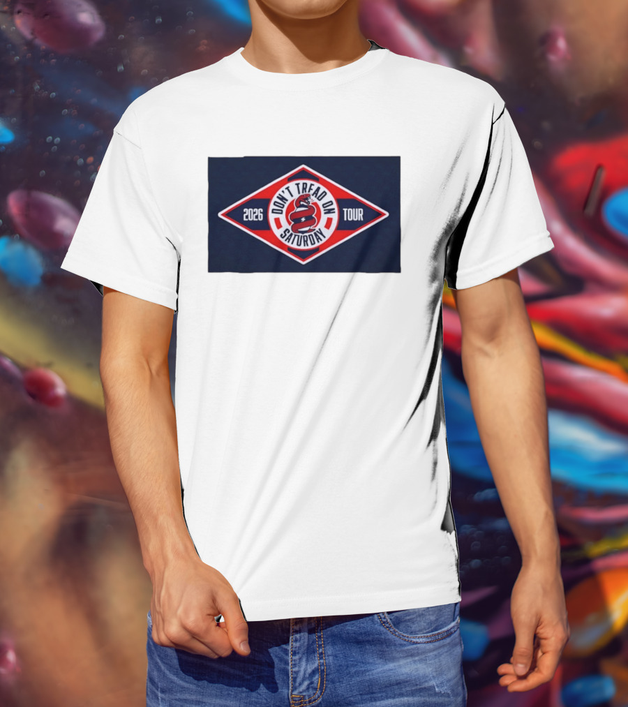 Don't Tread On Saturday 2026 Tour Snake Emblem College Football T-Shirt