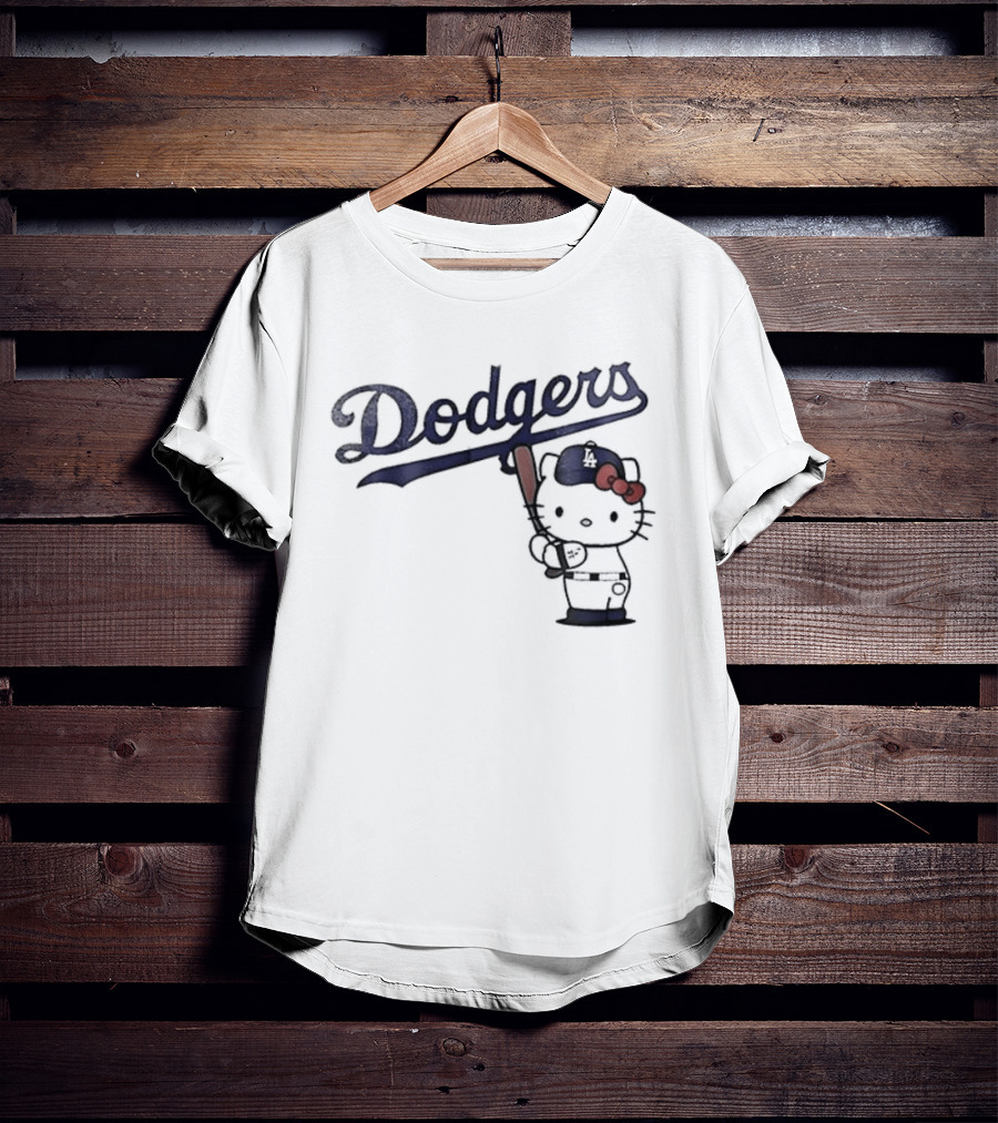 Dodgers Hello Kitty Baseball Collaboration 2026 T-Shirt