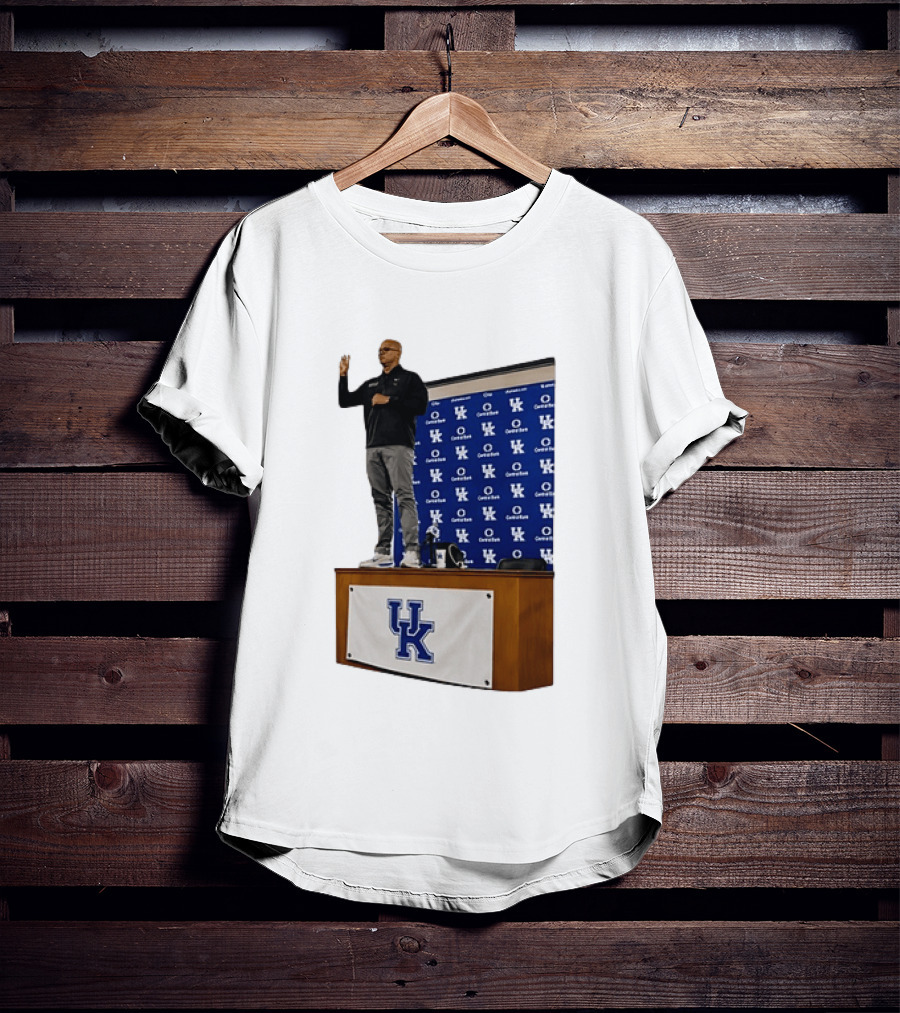 Mark Pope UK Wildcats Kentucky Basketball Coach Press Conference T-Shirt