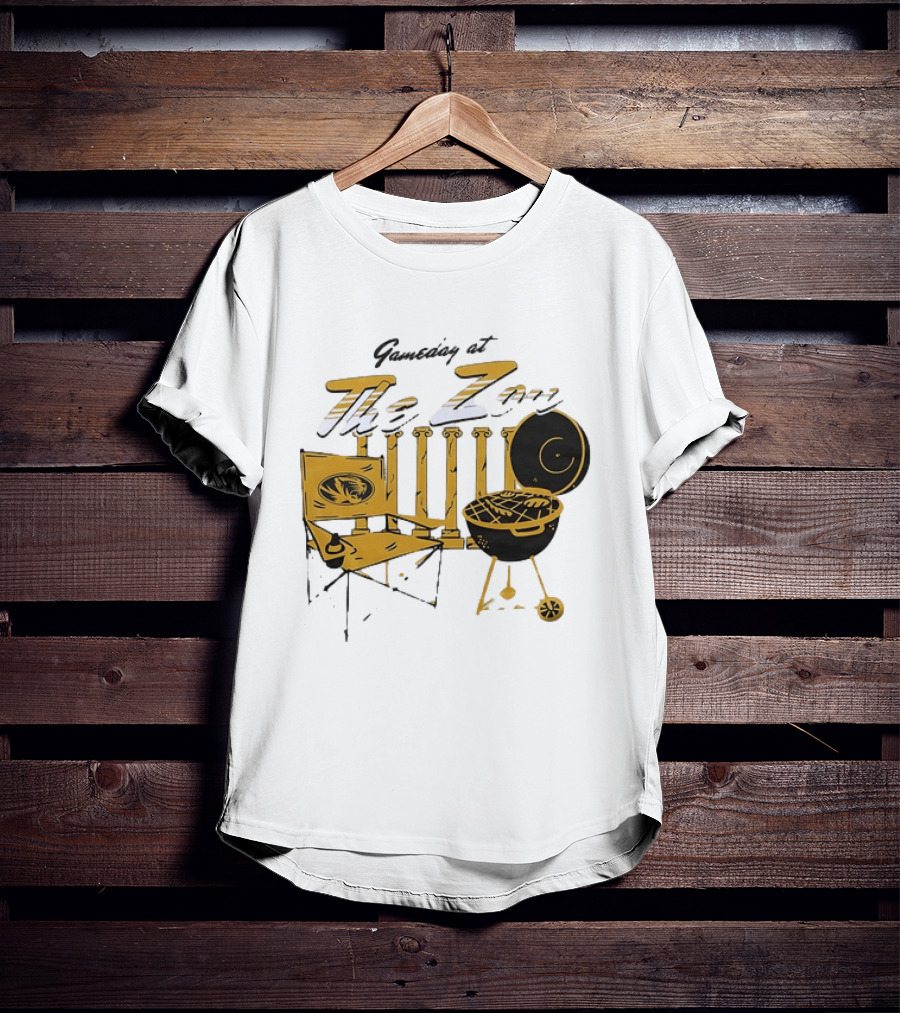 Missouri Tigers Gameday Tailgate At The Zou Football Grill Chair T-Shirt