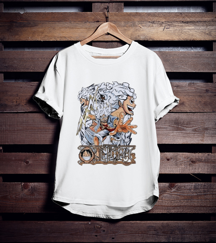 Monkey D Luffy Gear Five One Piece Anime Manga Adventure T-Shirt