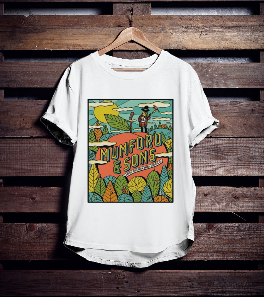 Mumford & Sons State Farm Arena Atlanta GA Concert 9/10/26 Sun Nature T-Shirt