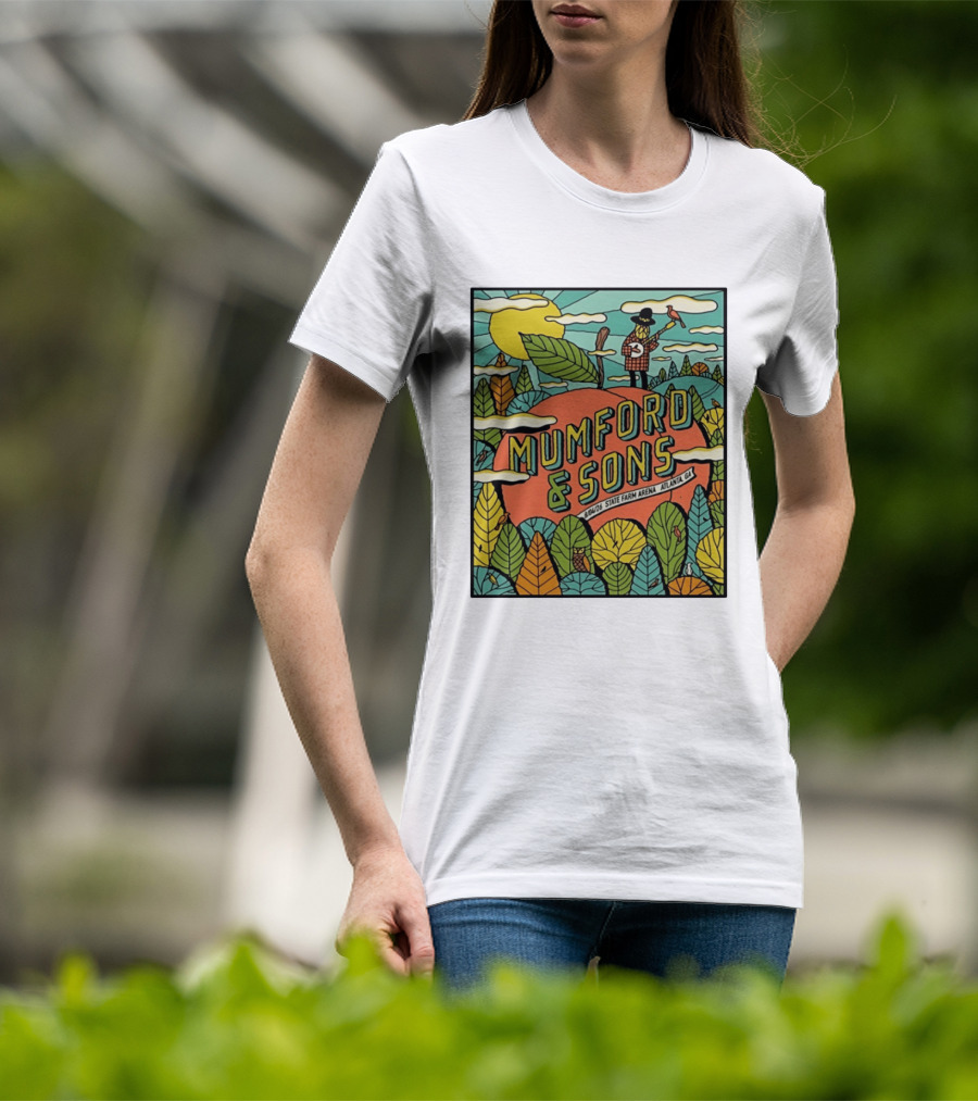 Mumford & Sons State Farm Arena Atlanta GA Concert 9/10/26 Sun Nature T-Shirt