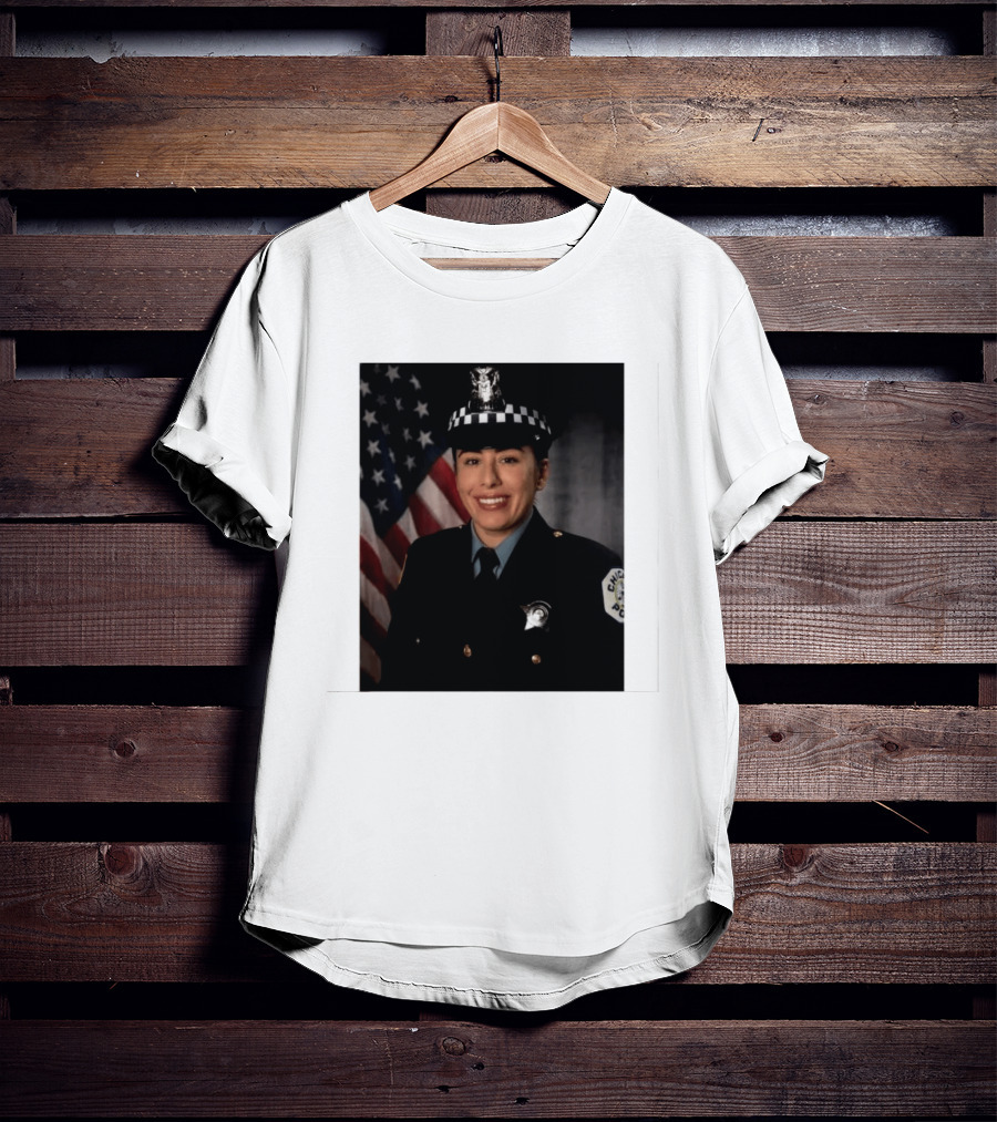Never Forget Chicago Police Department Ella French Memorial Officer T-Shirt