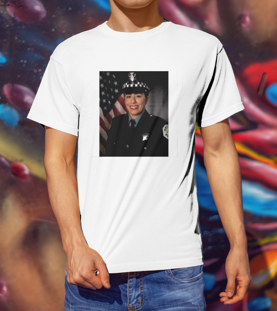Never Forget Chicago Police Department Ella French Memorial Officer T-Shirt