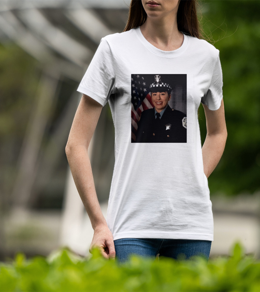 Never Forget Chicago Police Department Ella French Memorial Officer T-Shirt