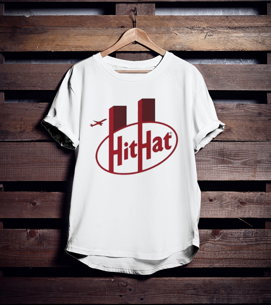 Hit Hat Twin Towers Incident Airplane T-Shirt