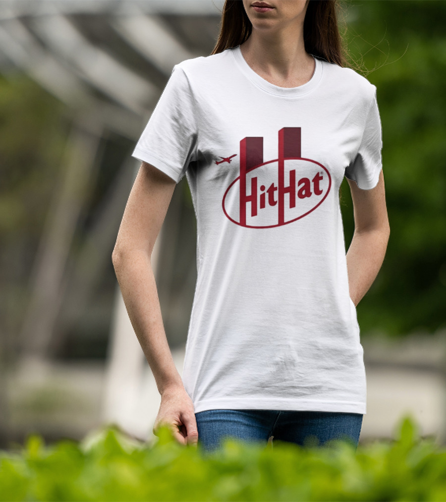 Hit Hat Twin Towers Incident Airplane T-Shirt