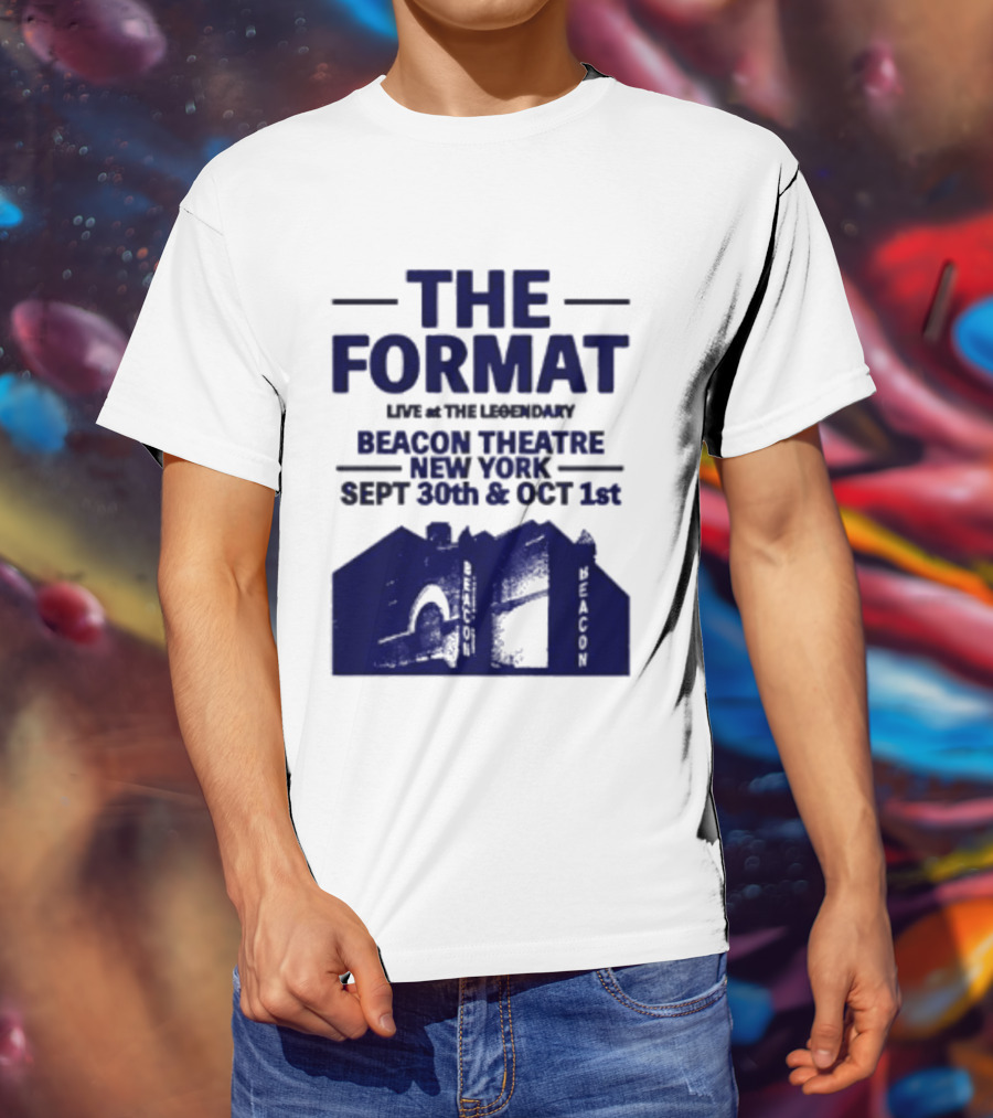 The Format Live At The Legendary Beacon Theatre New York Sept 30th & Oct 1st T-Shirt