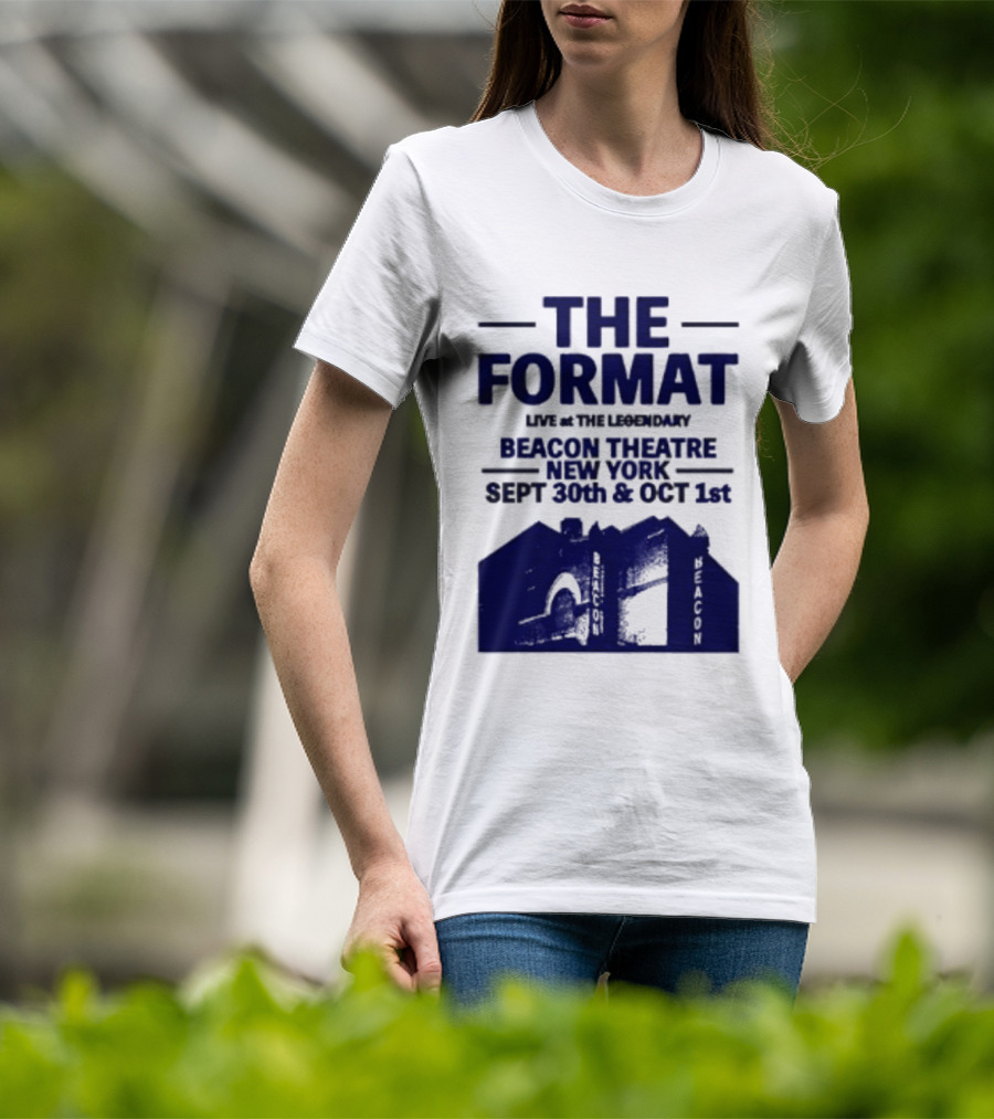 The Format Live At The Legendary Beacon Theatre New York Sept 30th & Oct 1st T-Shirt