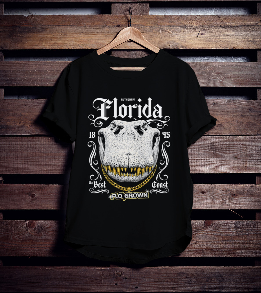 Authentic Florida 1845 Best Coast Flo Grown Alligator T-Shirt