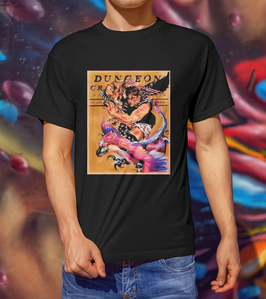 Dungeon Crawler Carl Goddamnit Donut Fantasy Adventure Art By Andrew Bowser T-Shirt
