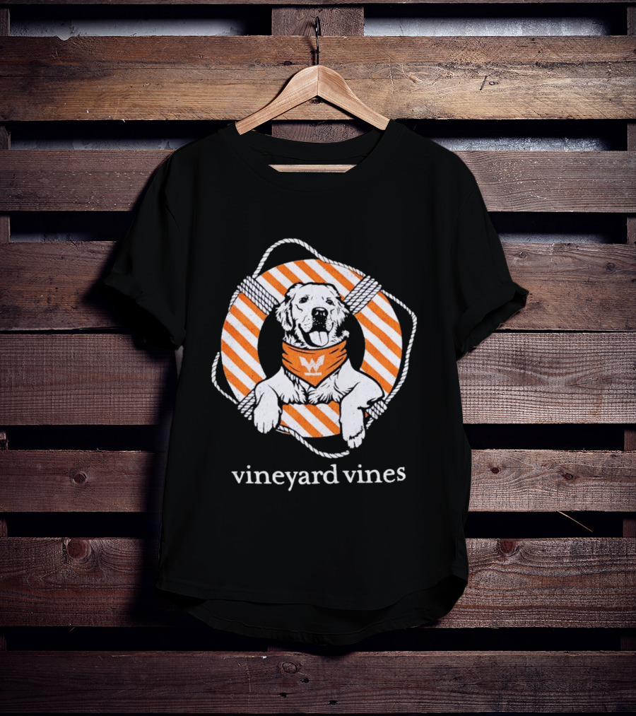 Vineyard Vines Golden Retriever Life Preserver T-Shirt