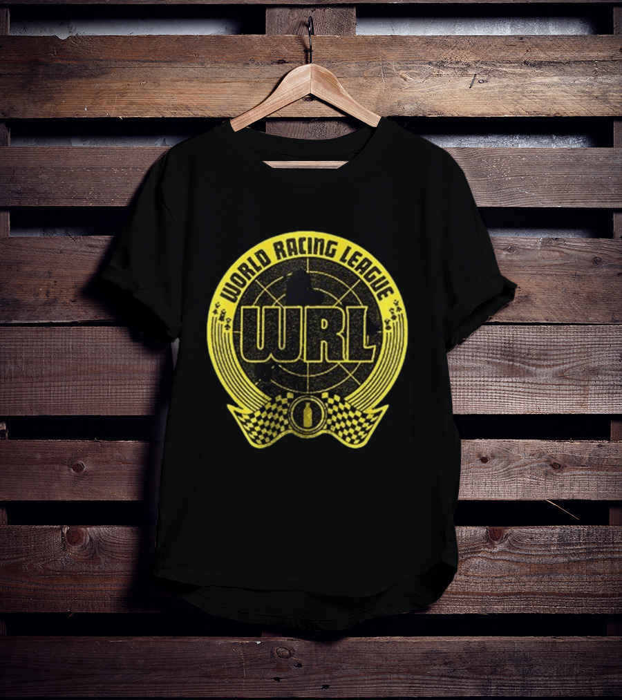 World Racing League WRL Racing Checkered T-Shirt