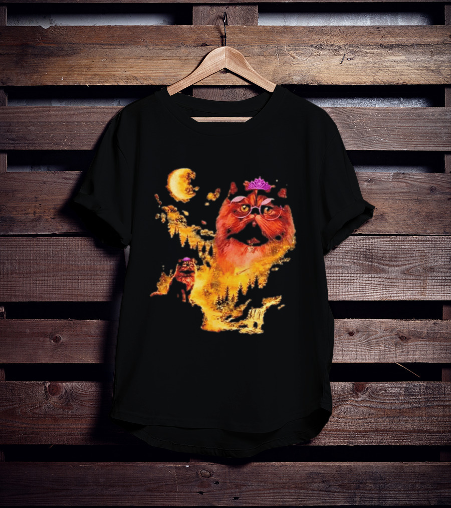 Princess Donut Cat Lover Moon Fantasy T-Shirt