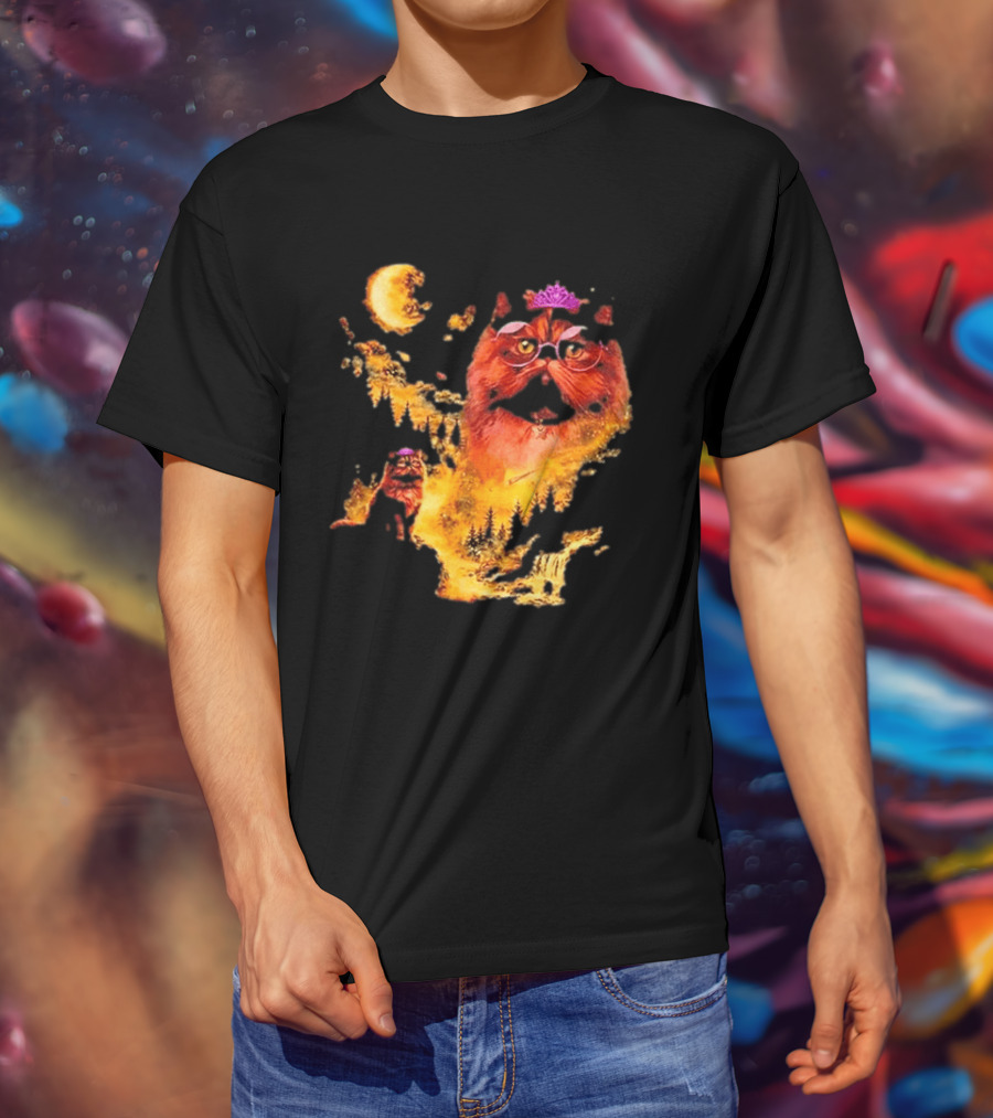 Princess Donut Cat Lover Moon Fantasy T-Shirt