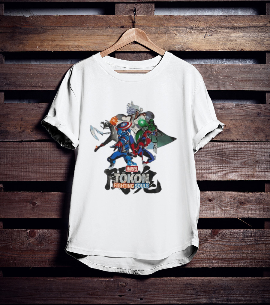Marvel Captain America Tokon Fighting Souls T-Shirt