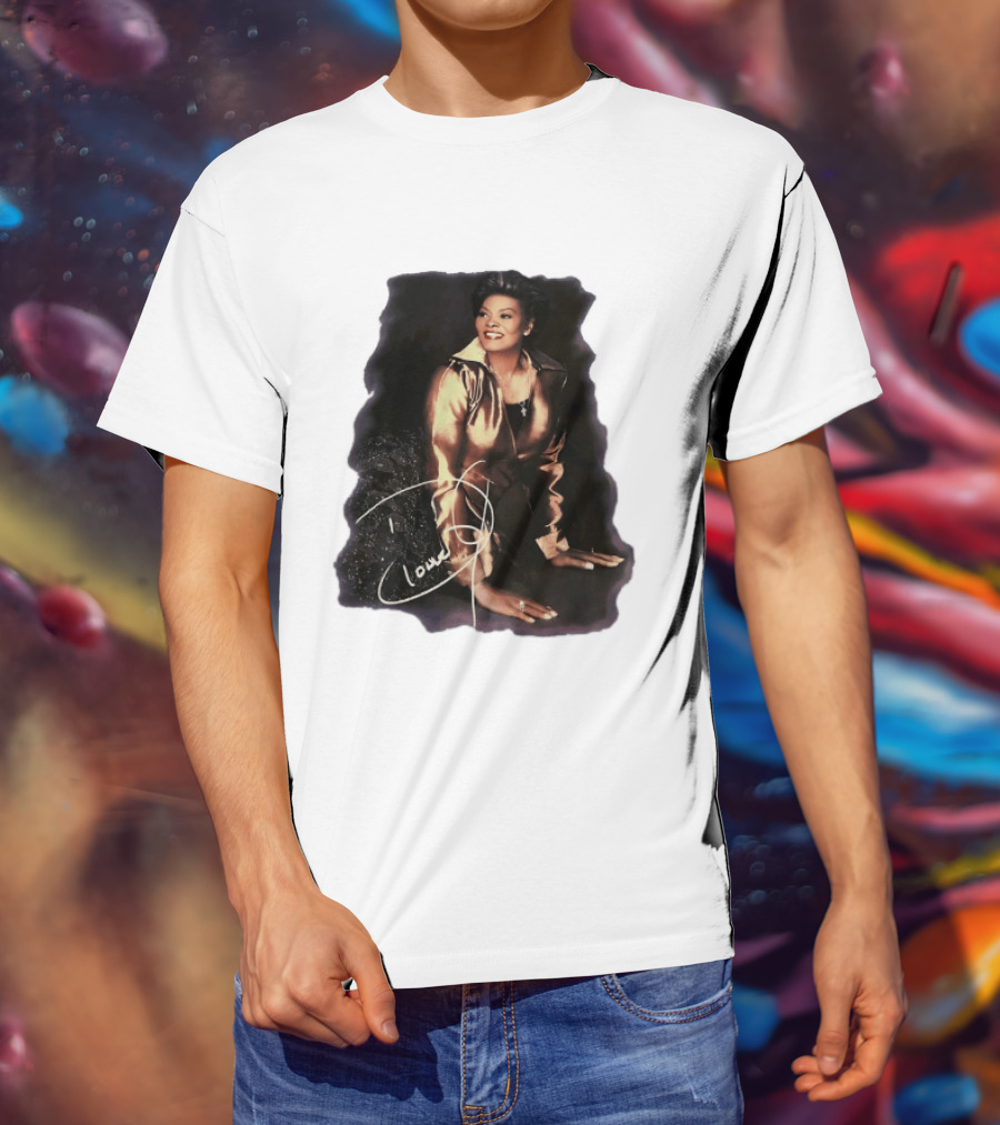 Dionne Warwick Iconic Soul Singer Legend Autographed Image T-Shirt