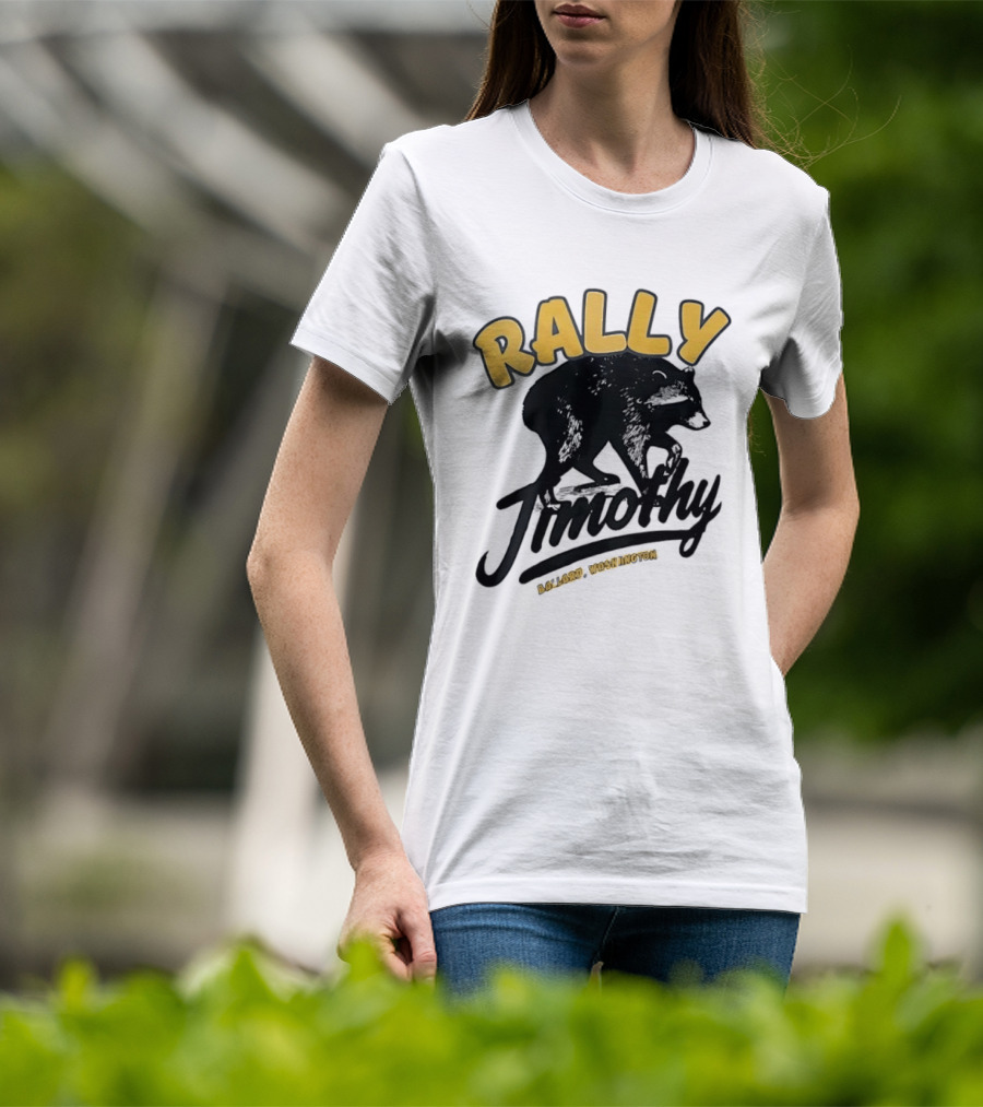 Rally Timothy Ballard Washington Black Raccoon T-Shirt