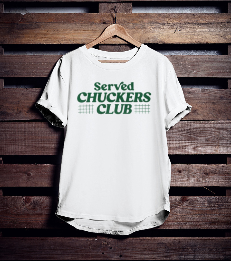 Served Podcast Chuckers Club Ivory T-Shirt