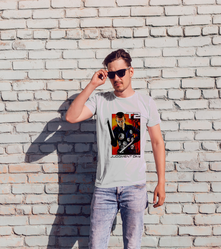 T2 Judgment Day 1000 Iconic Scene T-Shirt