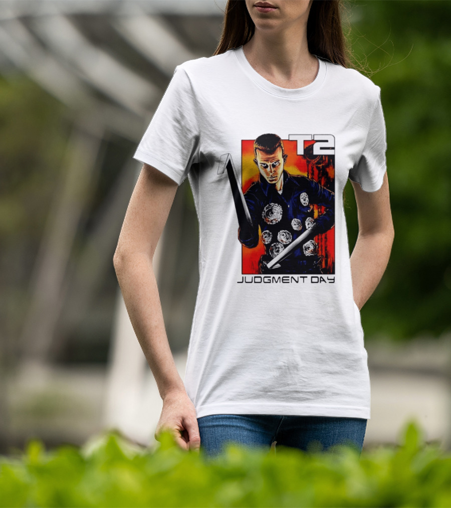 T2 Judgment Day 1000 Iconic Scene T-Shirt