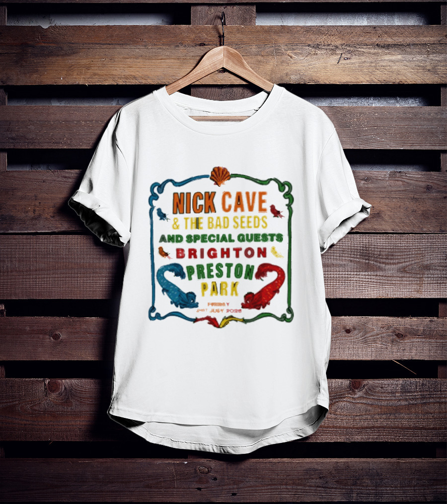 Nick Cave And The Bad Seeds Brighton Preston Park Special Guests July 31 2026 T-Shirt