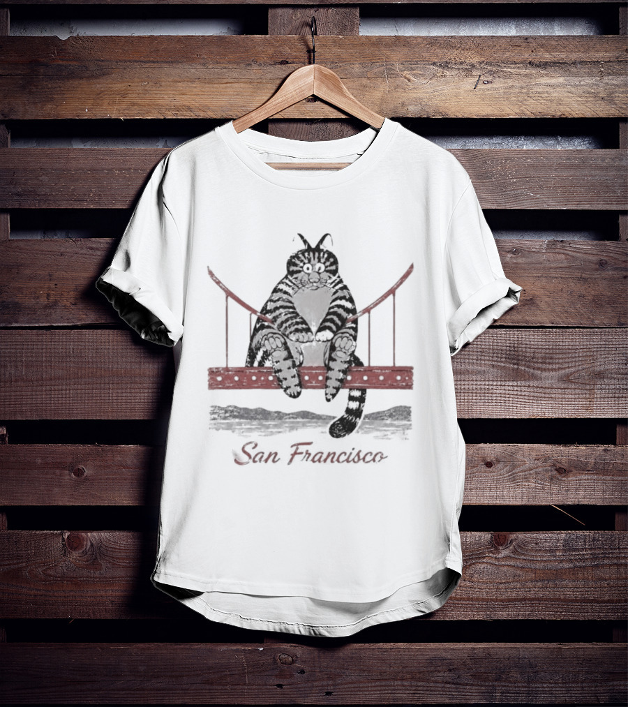 Project Hail Mary Cat Golden Gate Bridge San Francisco T-Shirt