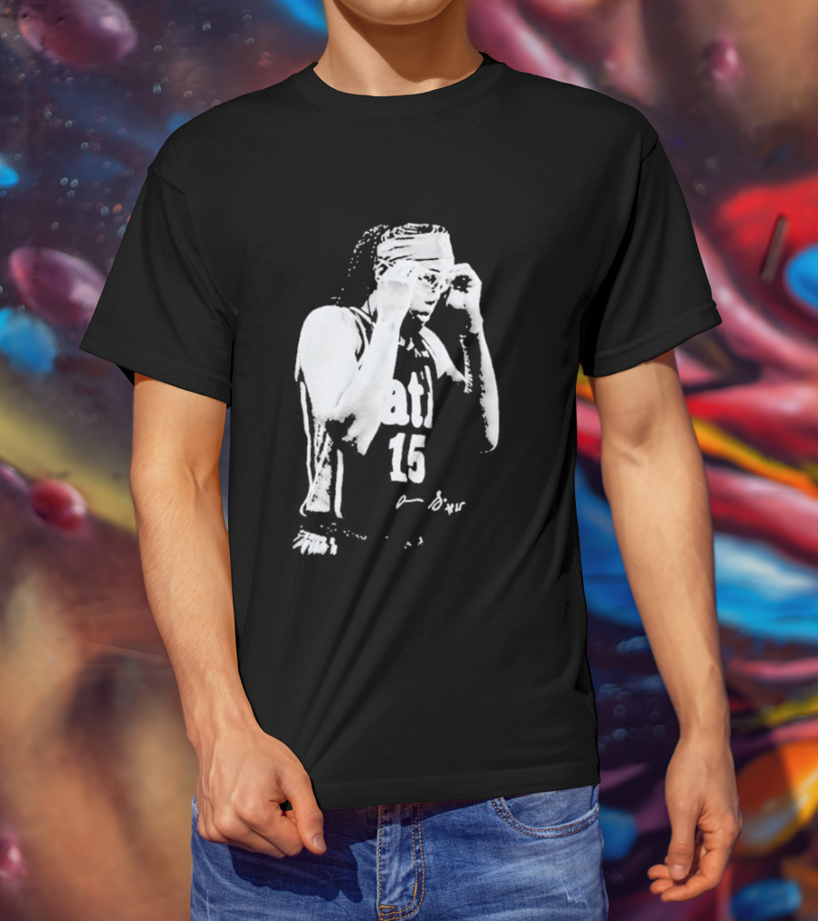 Allisha Gray Number 15 Goggles Gesture T-Shirt