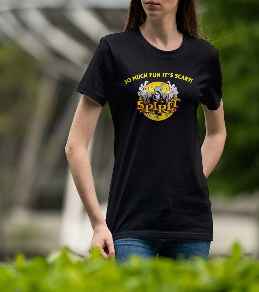 Spirit Halloween So Much Fun It's Scary Skeleton Ghost Hand T-Shirt
