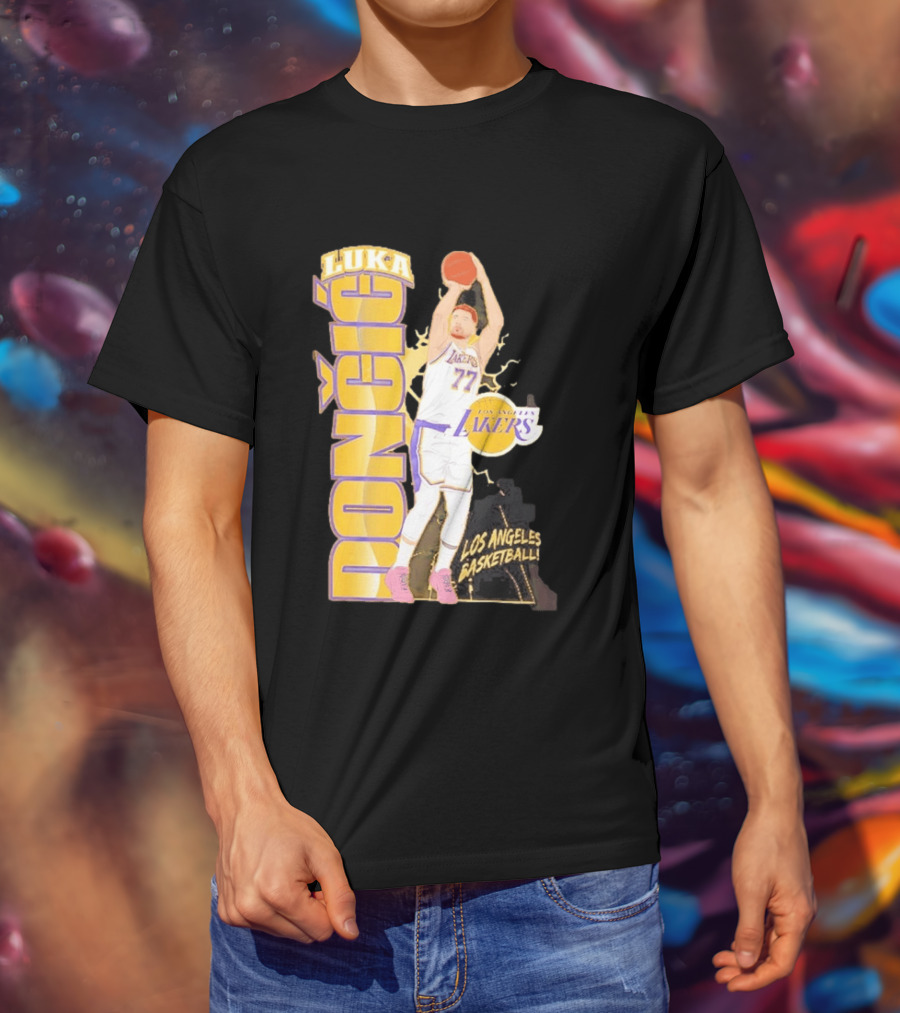 Los Angeles Lakers Luka Dončić Basketball 77 T-Shirt