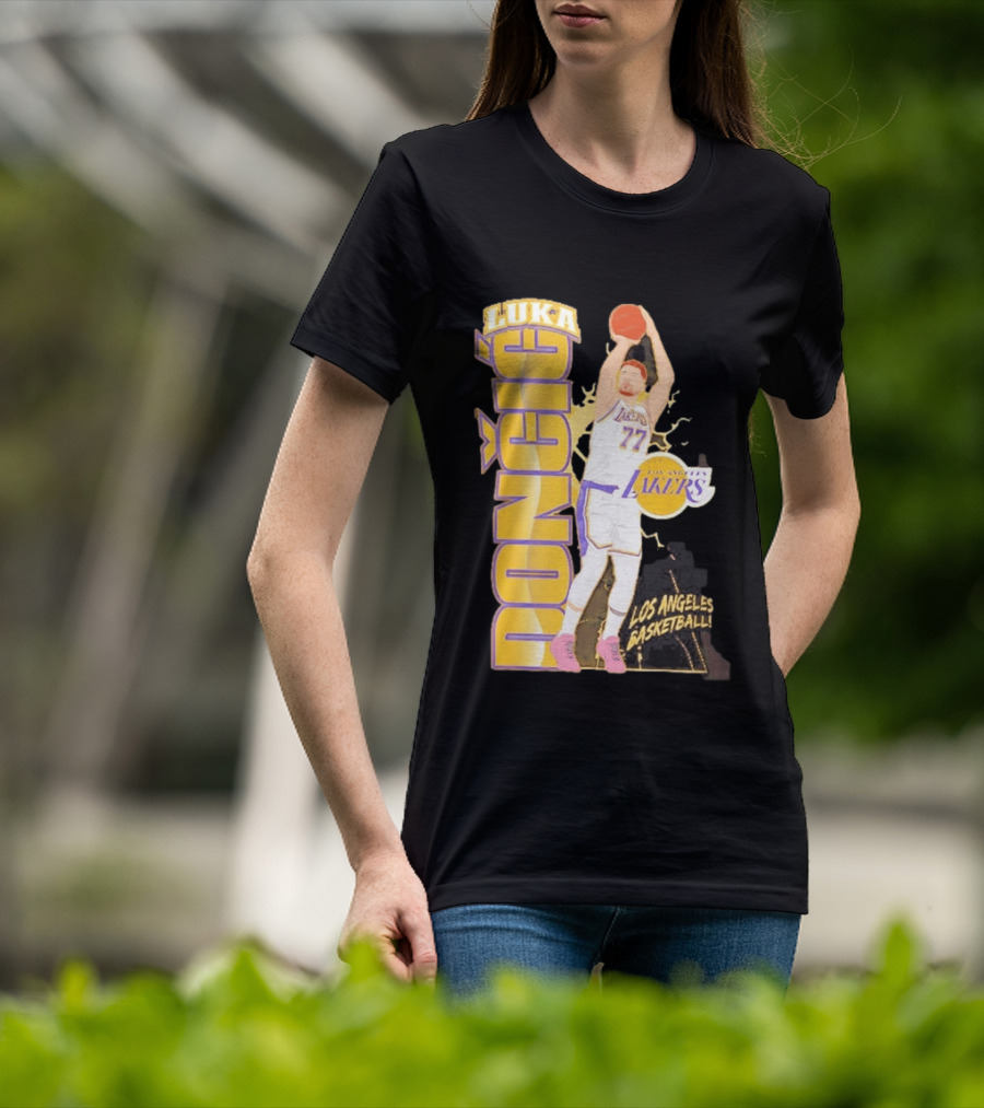 Los Angeles Lakers Luka Dončić Basketball 77 T-Shirt
