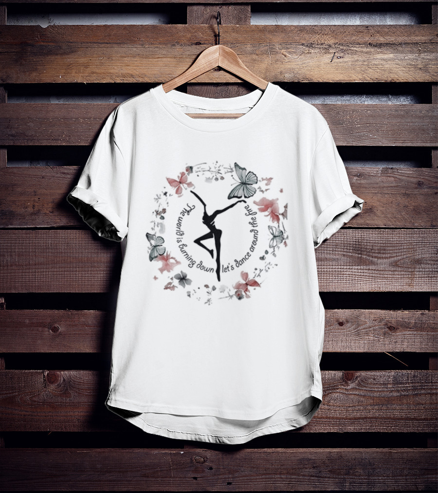 Dave Matthews Band Walk Around The Moon The World Is Burning Down Roses Dancing T-Shirt