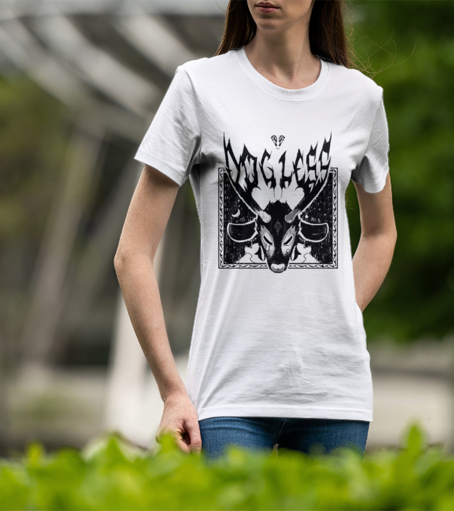 Dog Legs Gothic Skull Artwork Ward Them Off Alternative Rock T-Shirt