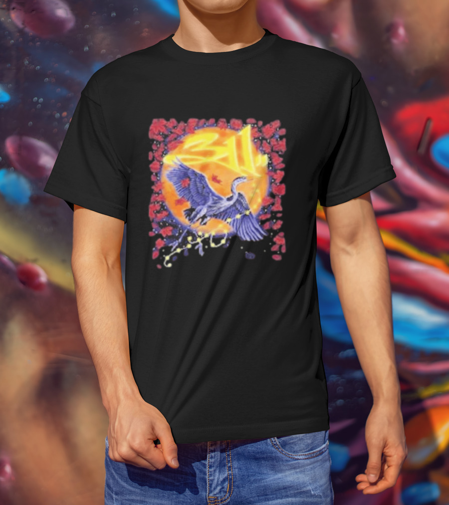 311 Band 2026 US Tour With Beach Weather Tunnel Vision Heron And Sun T-Shirt