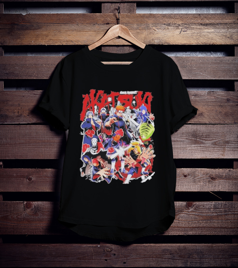 Akatsuki Vibes Konnect Naruto Anime Pain Characters Animation T-Shirt