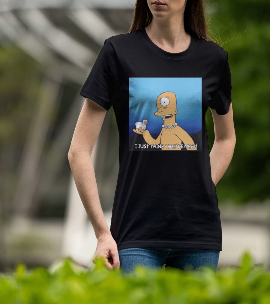 Odyssey The Cyclops I Just Think They're Neat Funny Cartoon T-Shirt