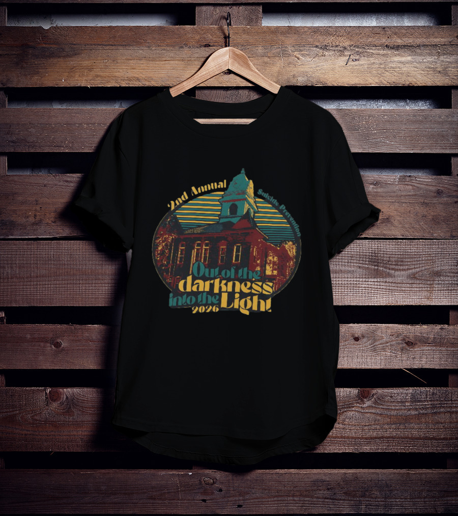 2nd Annual Suicide Prevention Out Of The Darkness Into The Light 2026 T-Shirt
