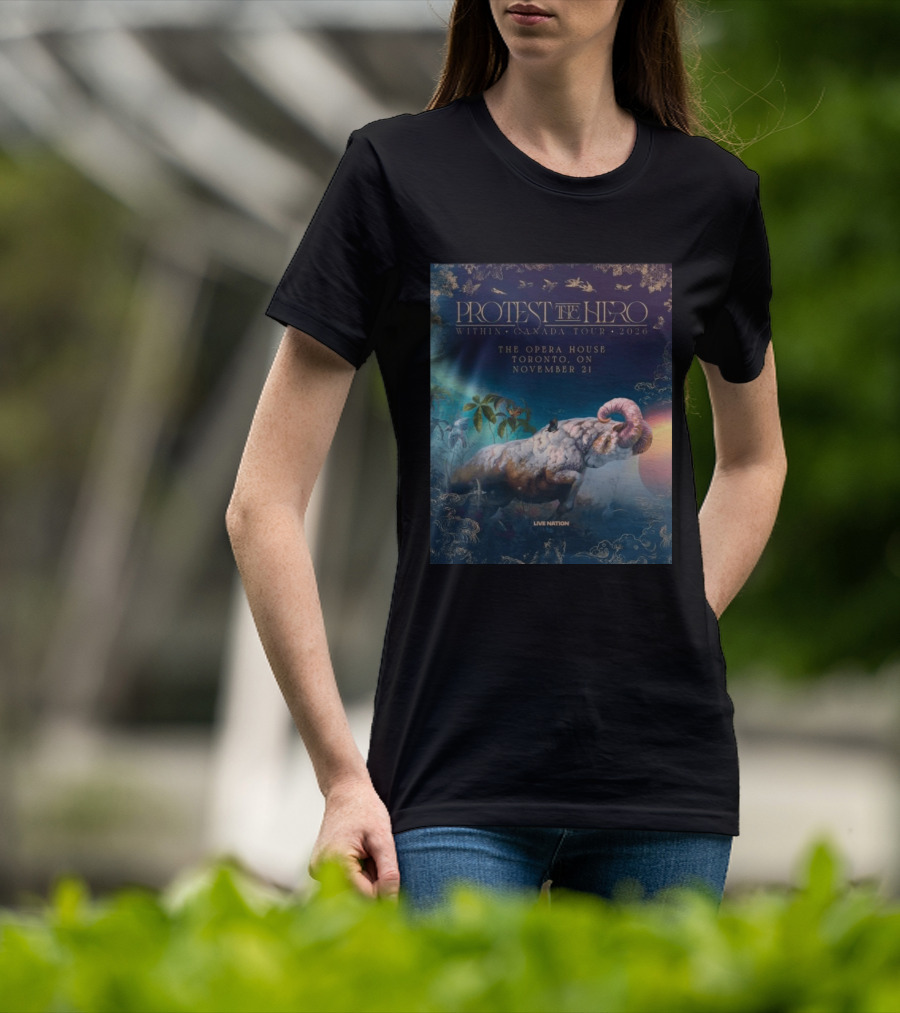 Protest The Hero Within Canada Tour 2026 Opera House Toronto November 21 Live Nation T-Shirt