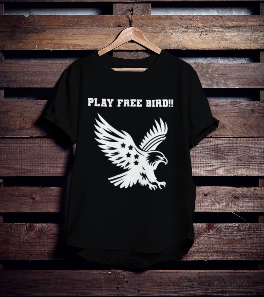 Play Free Bird Eagle Skynyrd Supremacist T-Shirt
