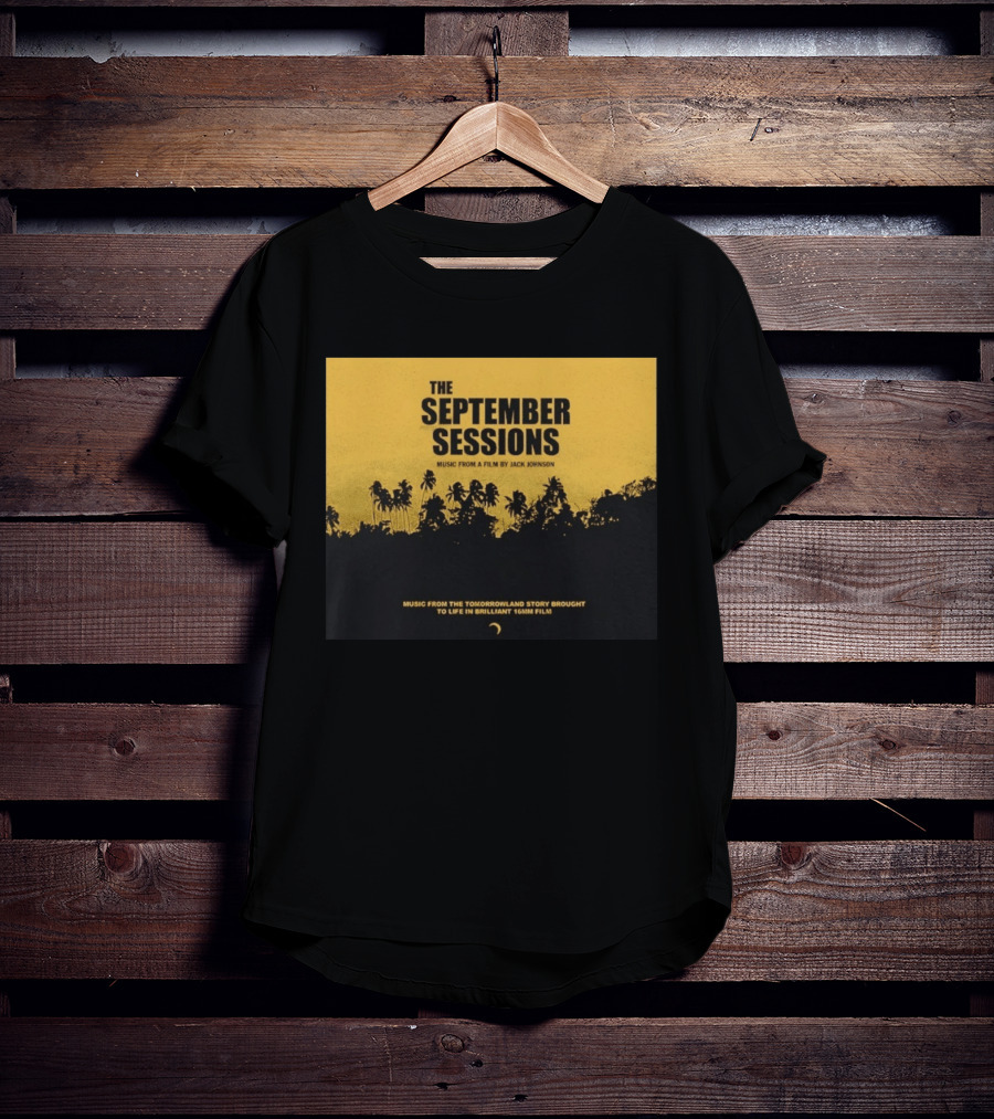 The September Sessions Music From A Film By Jack Johnson Tomorrowland Story 16mm Film T-Shirt