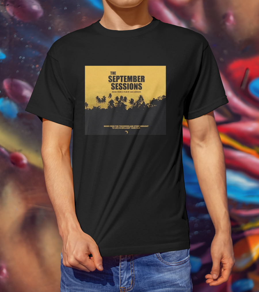 The September Sessions Music From A Film By Jack Johnson Tomorrowland Story 16mm Film T-Shirt