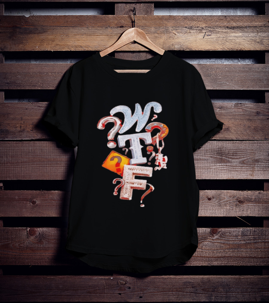 WTF Hatchetman ICP Insane Clown Posse Question Marks T-Shirt