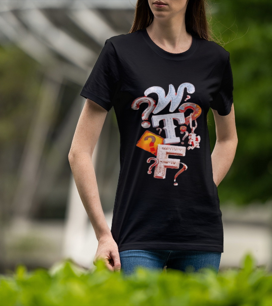 WTF Hatchetman ICP Insane Clown Posse Question Marks T-Shirt