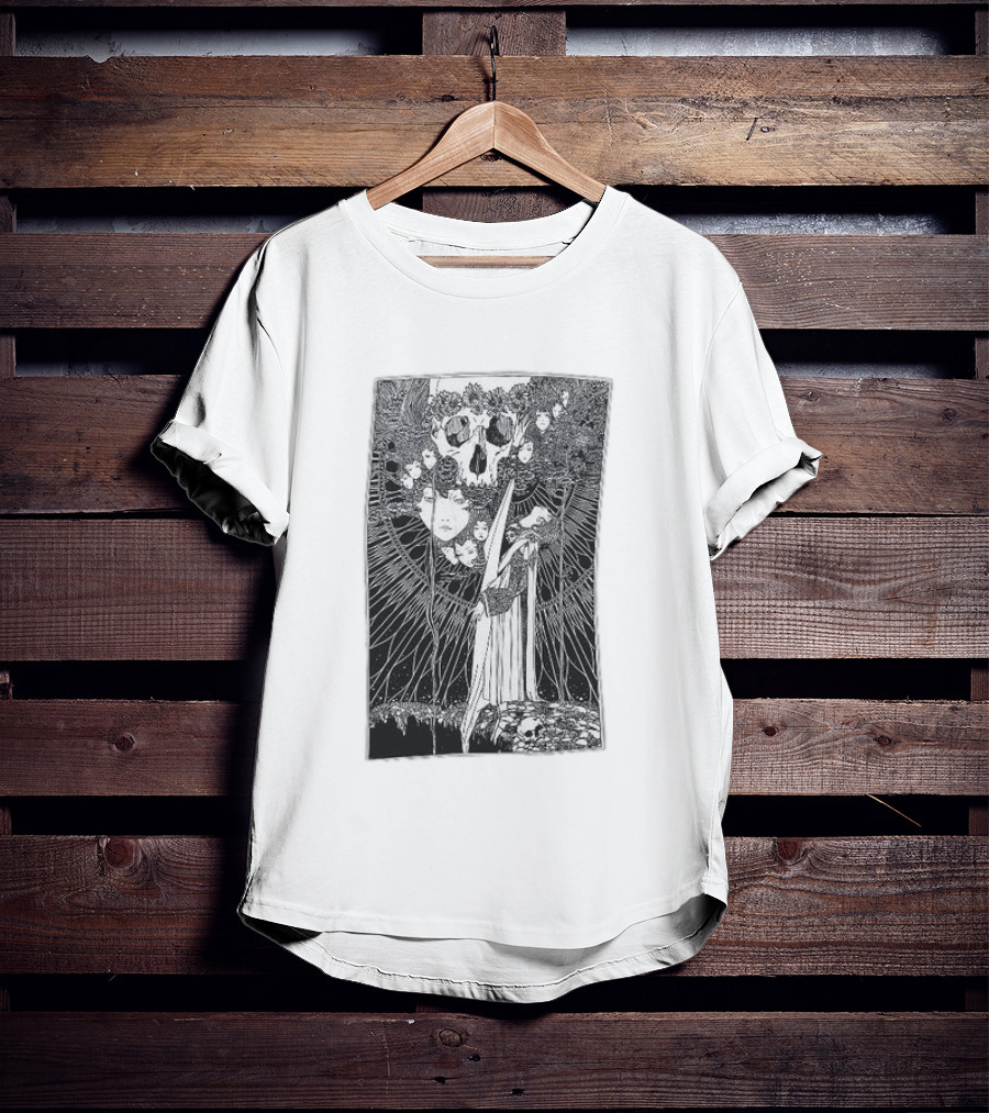 Alcest Kodama Album Art Black And White T-Shirt