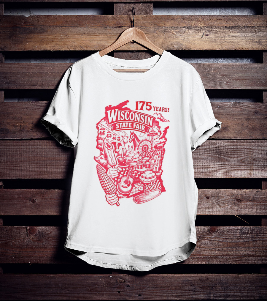 Wisconsin State Fair 175 Years Celebration T-Shirt